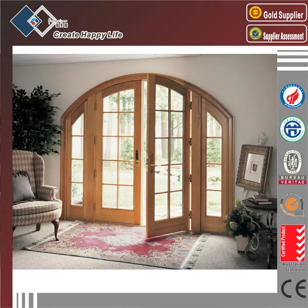 Graceful aluminum arched french doors interiors.jpg
